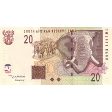 P129a South Africa - 20 Rand Year ND (2005)